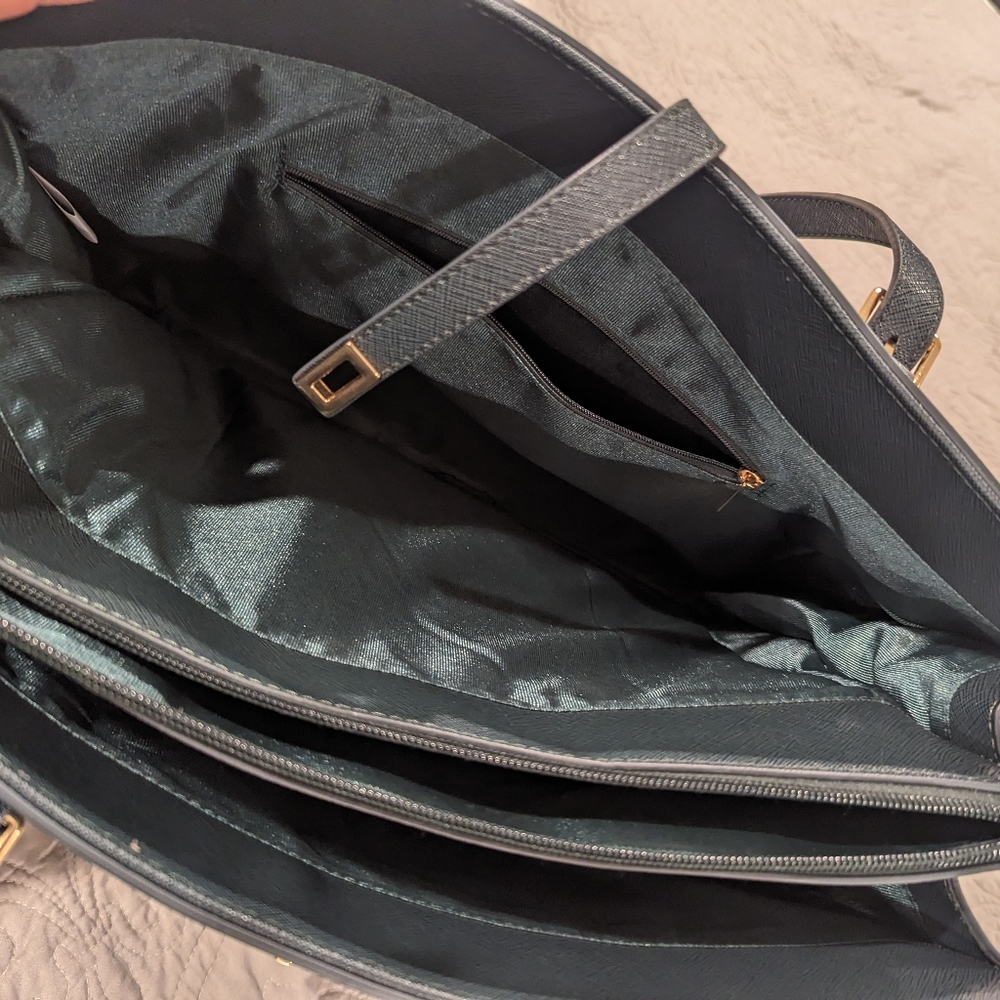 Teal Blue Large Purse - Picture 3 of 13